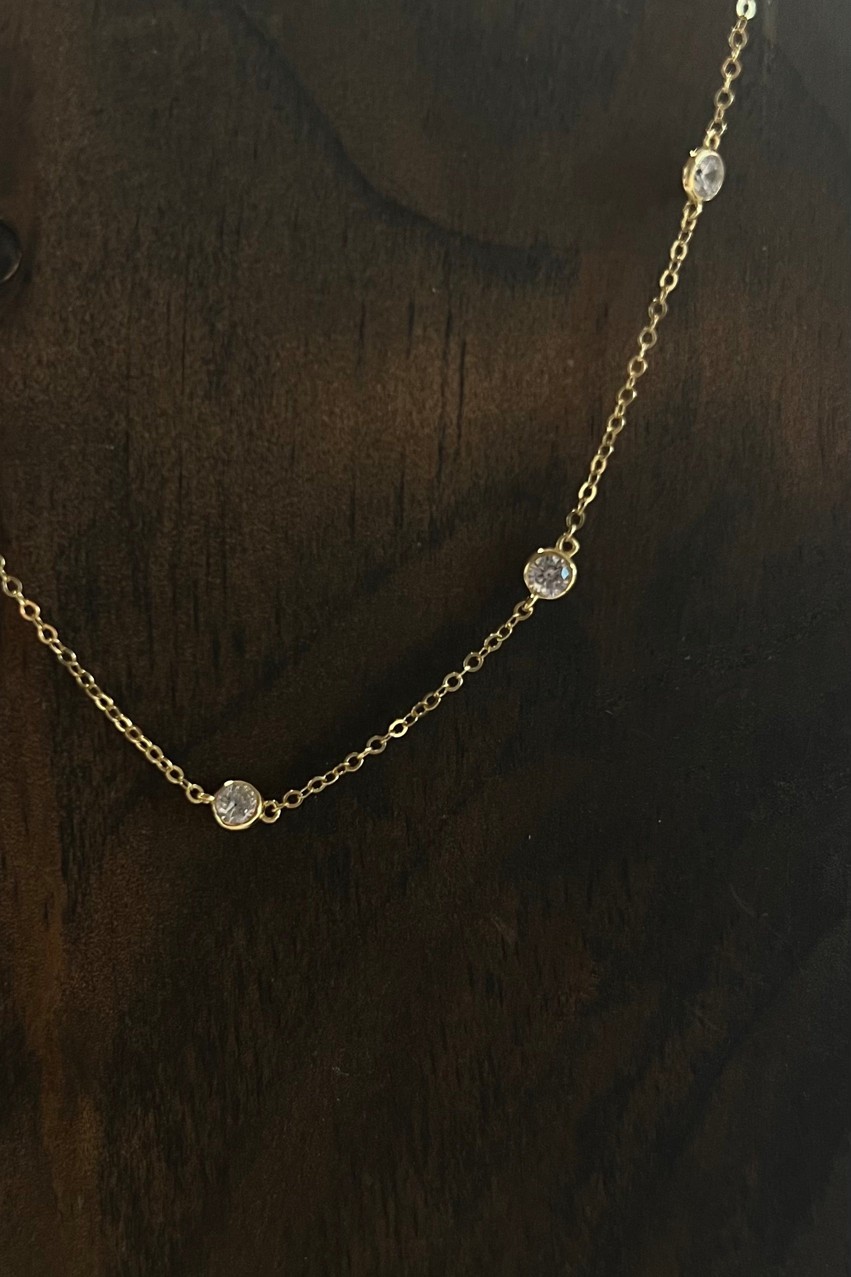 PG Designs Simple Diamond Chain Necklace