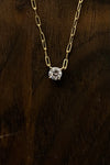 PG Designs Solitaire CZ Necklace