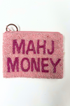 Mahj Money Beaded Coin Purse