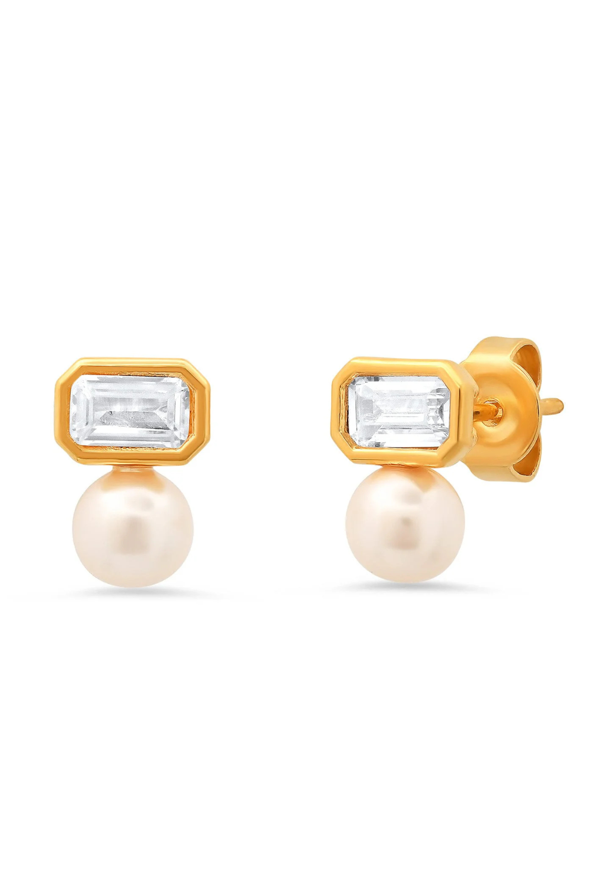 CZ-Pearl Studs