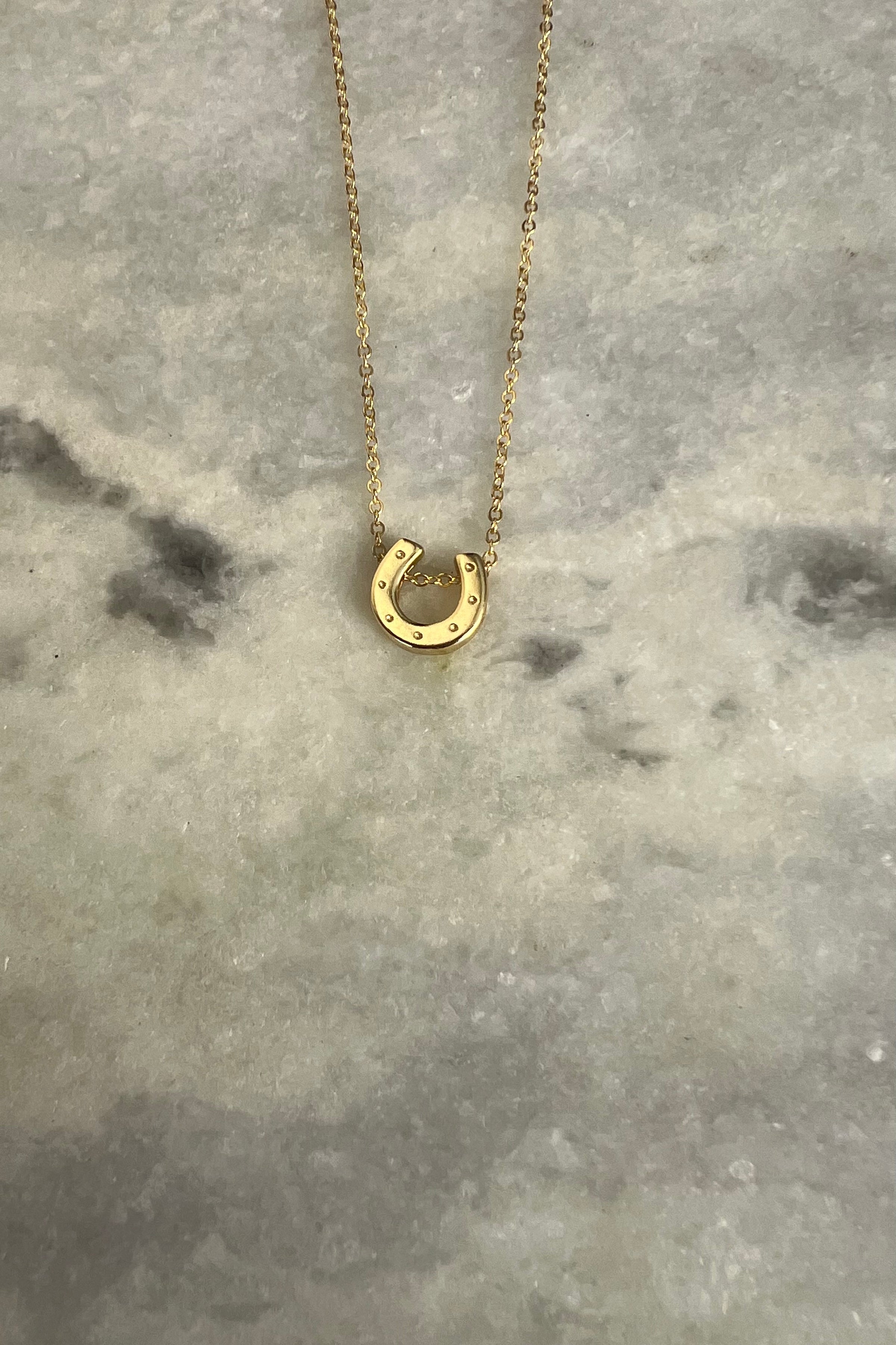 PG Designs Detailed Horseshoe Necklace