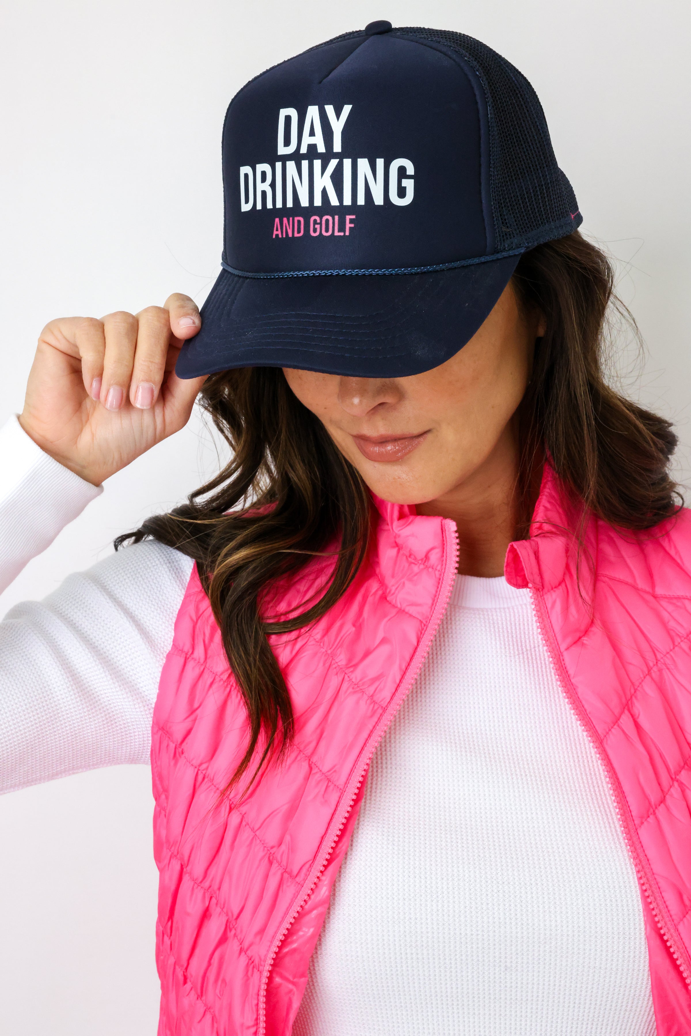 Day Drinking and Golf Trucker Hat