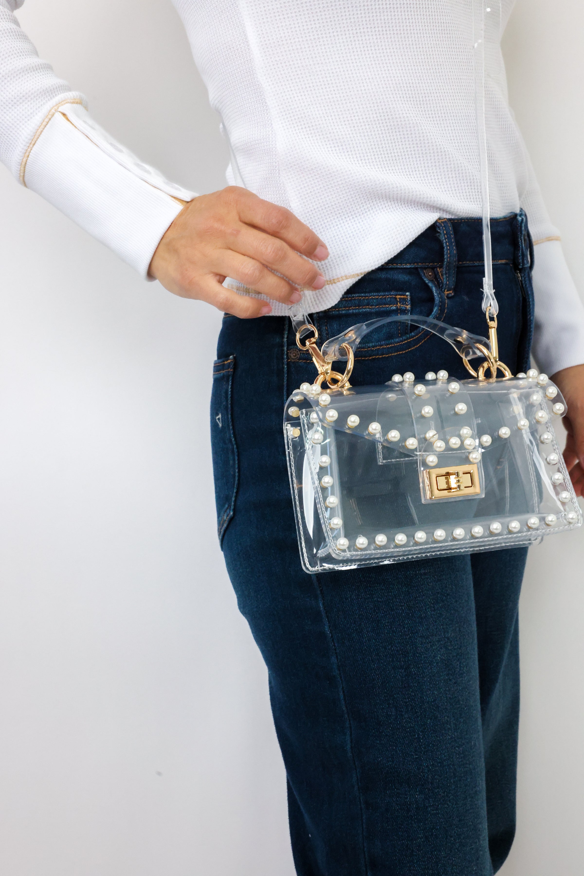 Transparent Single Handle Clutch