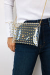 Studded Transparent Crossbody