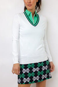 Golftini Stretch V-Neck Sweater