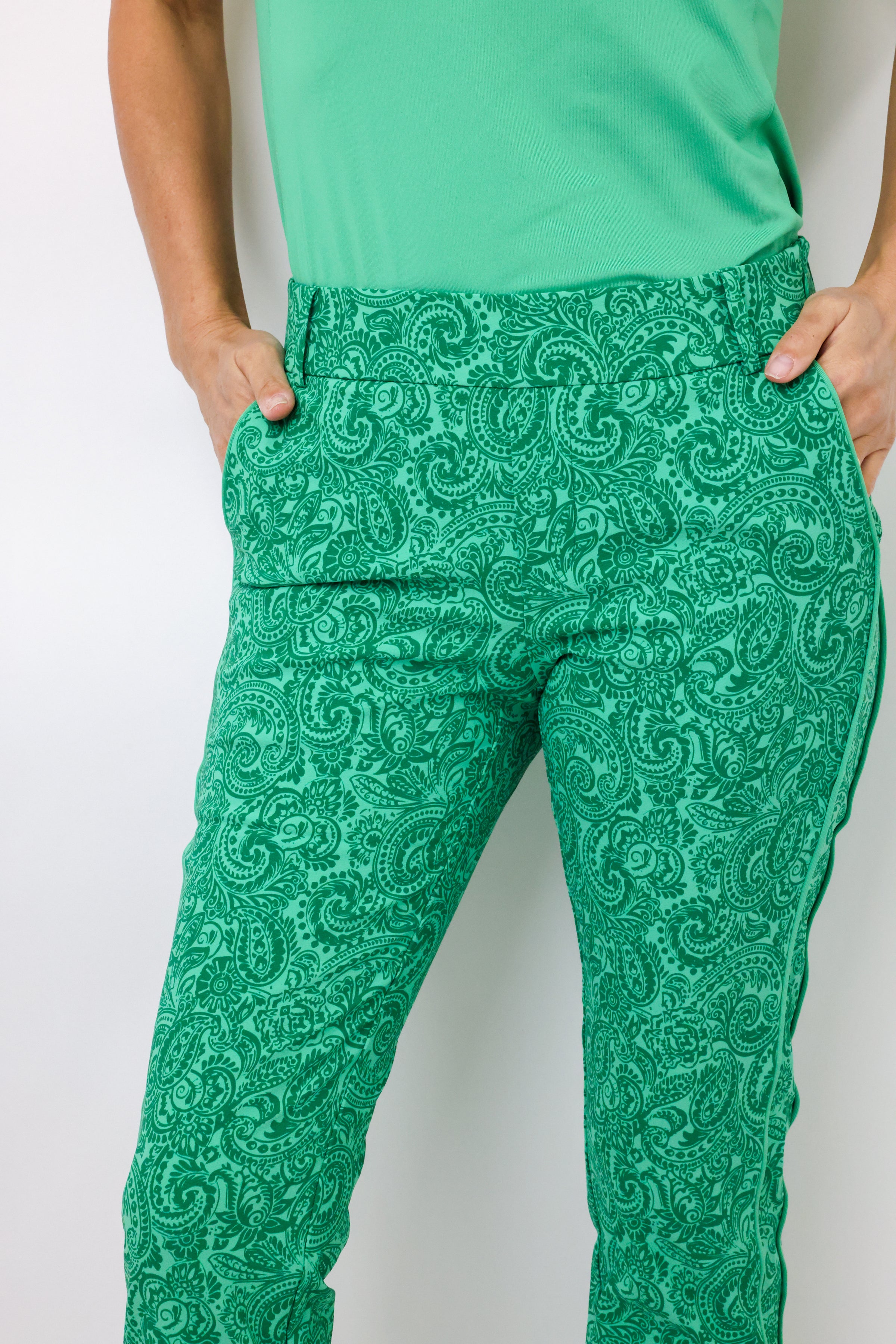 Golftini Paisley Stretch Ankle Pant