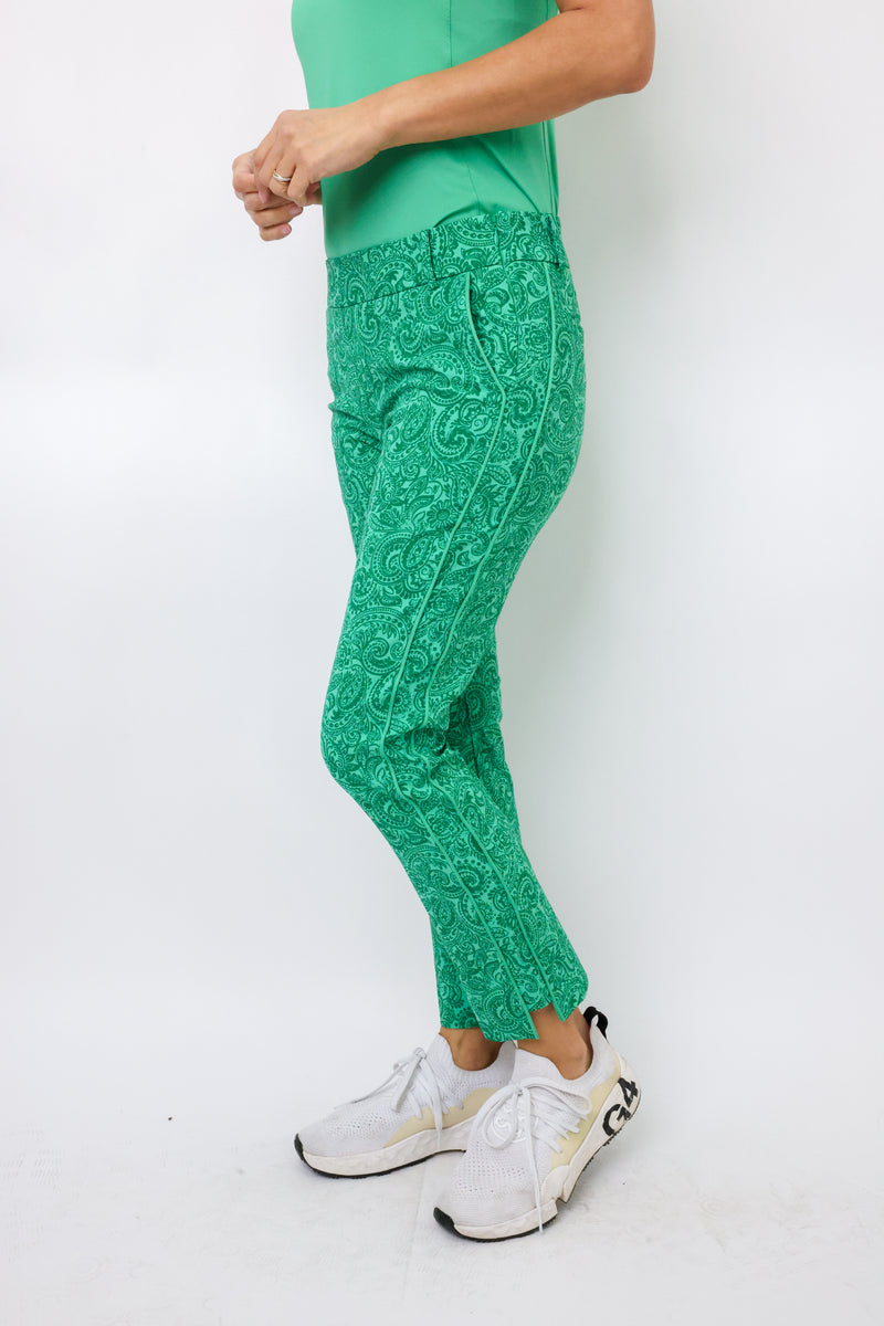 Golftini Paisley Stretch Ankle Pant