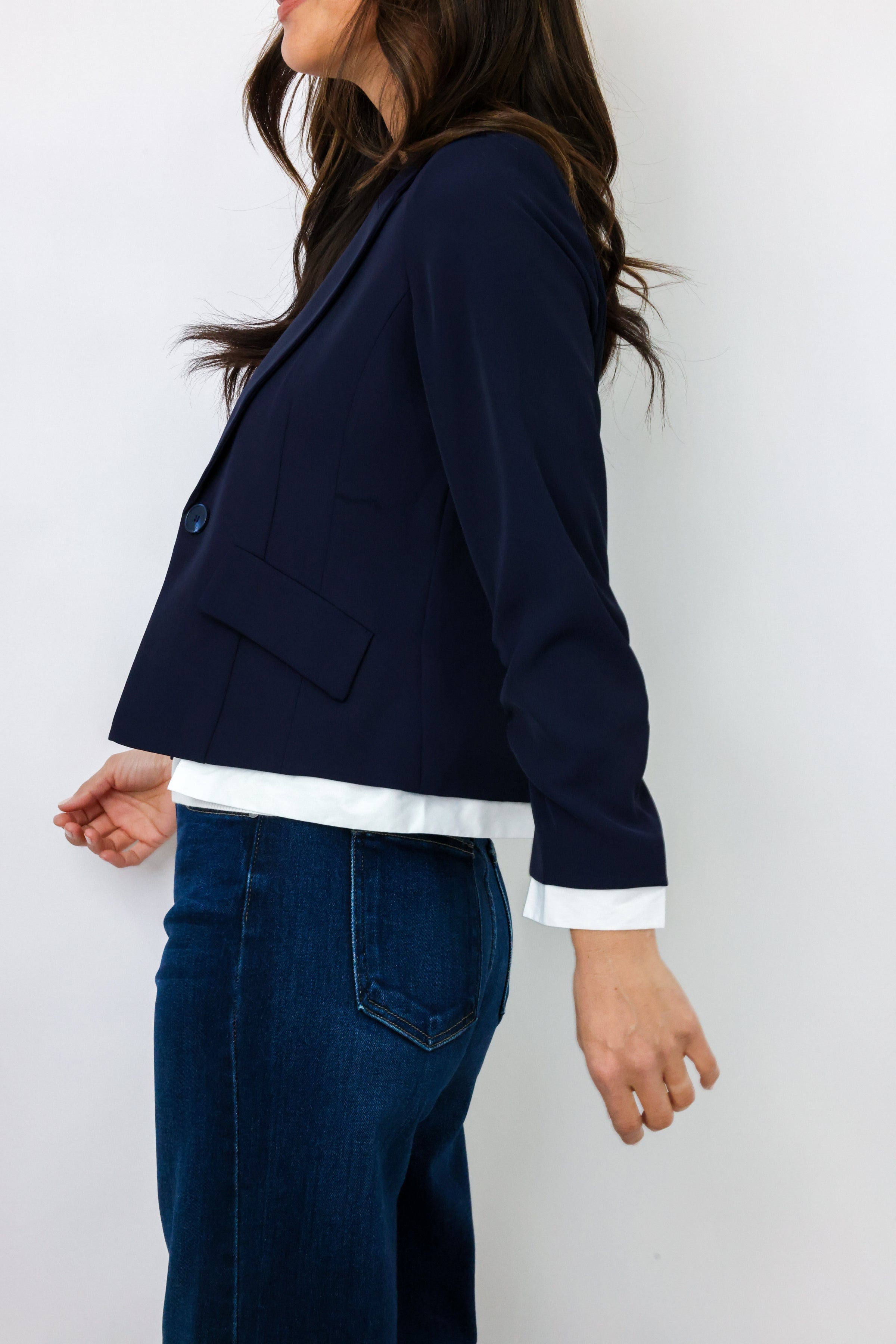 Central Park West Scrunched Blazer