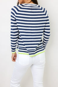 Zaket & Plover Stripe V Sweater