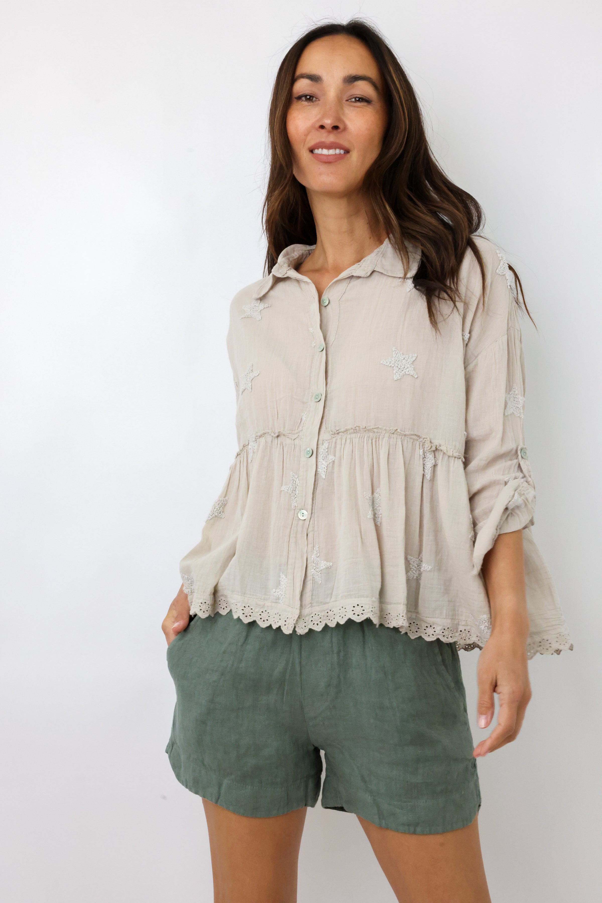 Venti6 Button Down Top