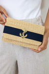 Straw Ruby Clutch