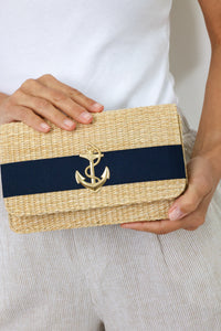 Straw Ruby Clutch