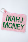 Mahj Money Beaded Coin Purse