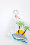 Beach Beaded Coin Purse