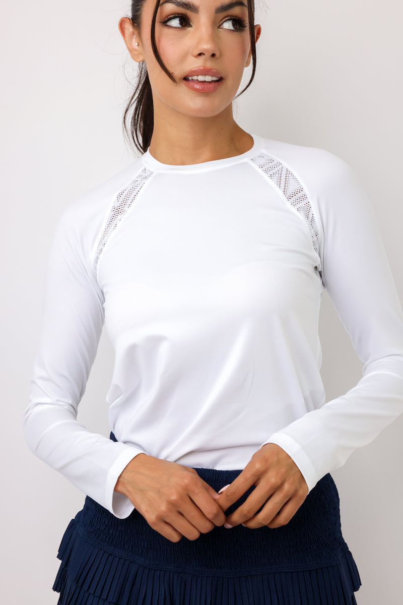 Diamond Rush Raglan Long Sleeve Top