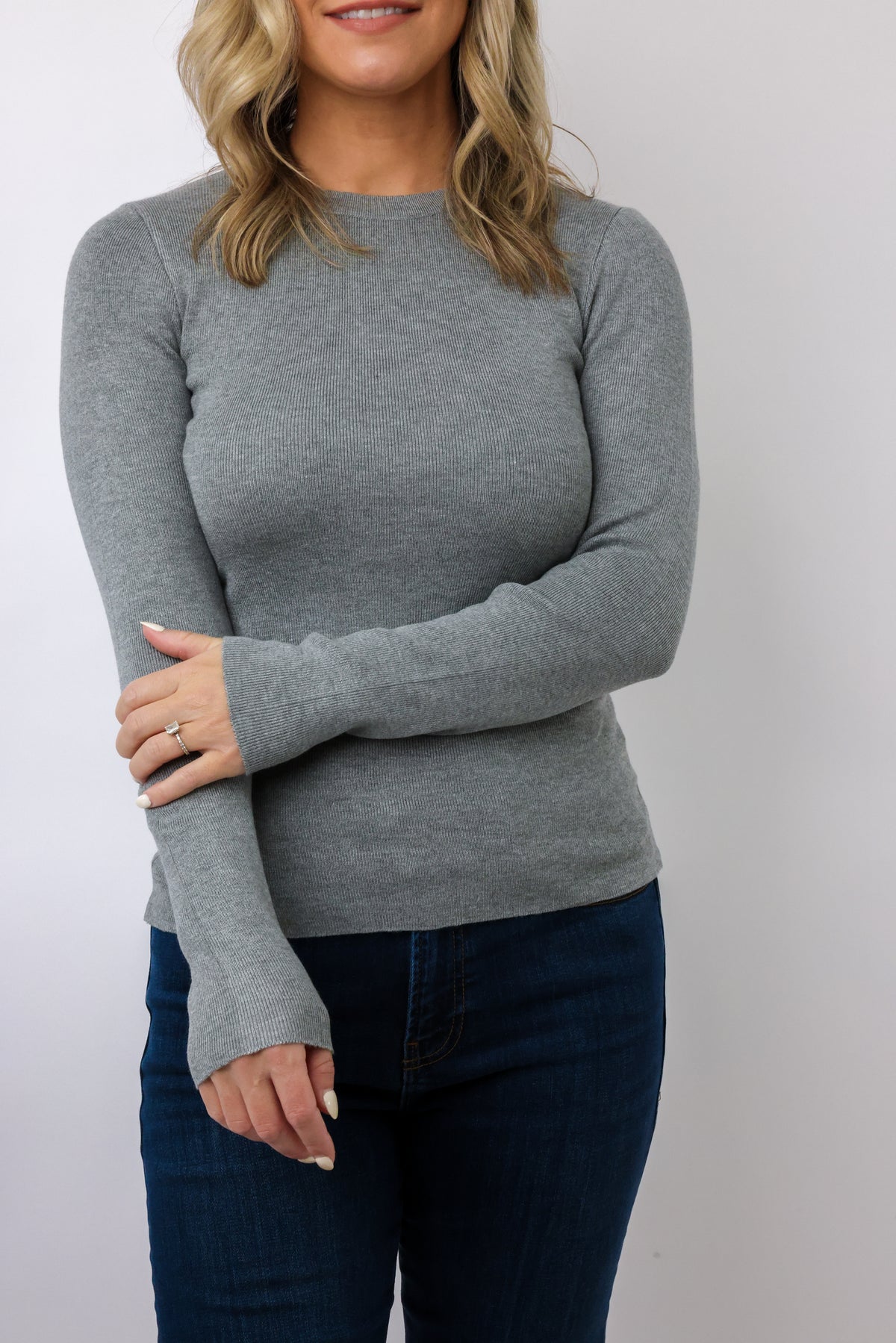 Lexi Long Sleeve Rib Knit Top