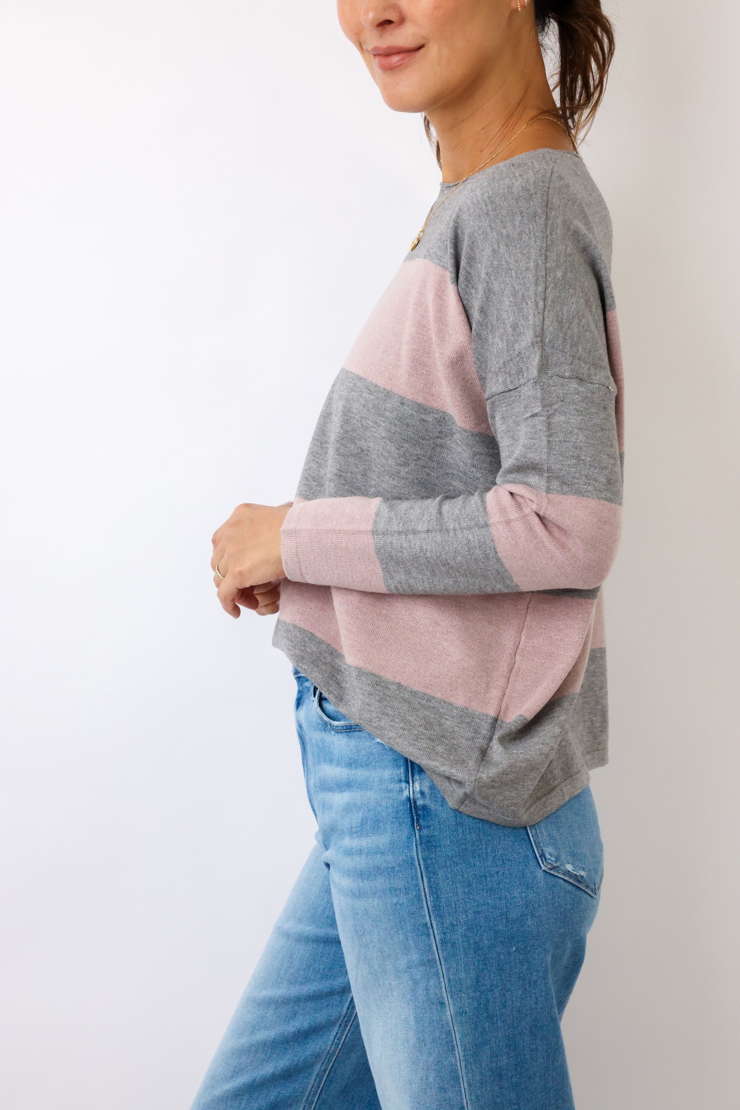 Lexi Striped Knit Sweater