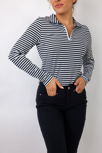 Lohla Sport The Malak Striped Long Sleeve Top