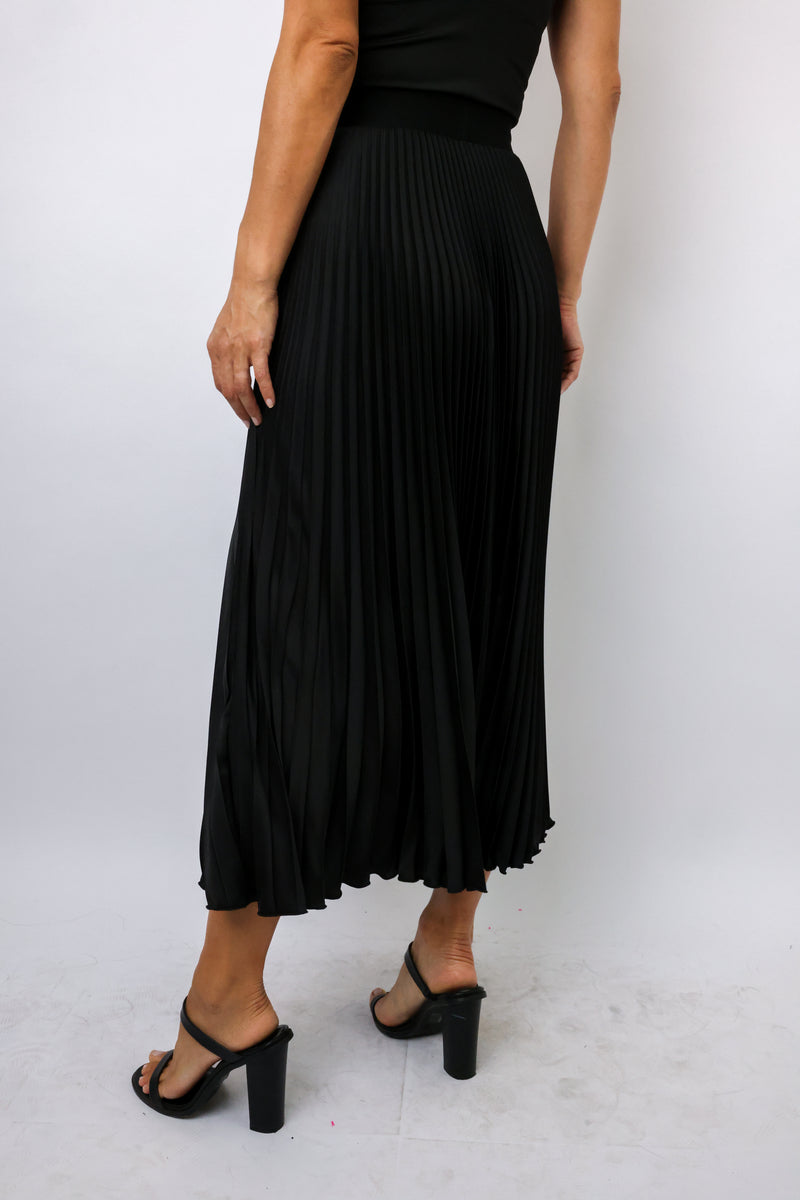 Loyd Ford Satin Midi Skirt