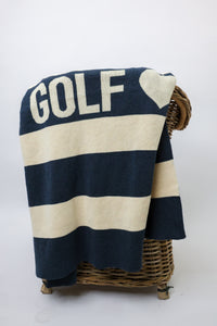 Golf Multi Stripe Throw