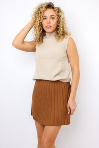 On Twelfth Pleated Mini Skirt