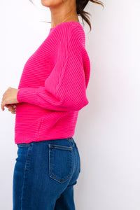 South Course Ribbed Pullover Sweater