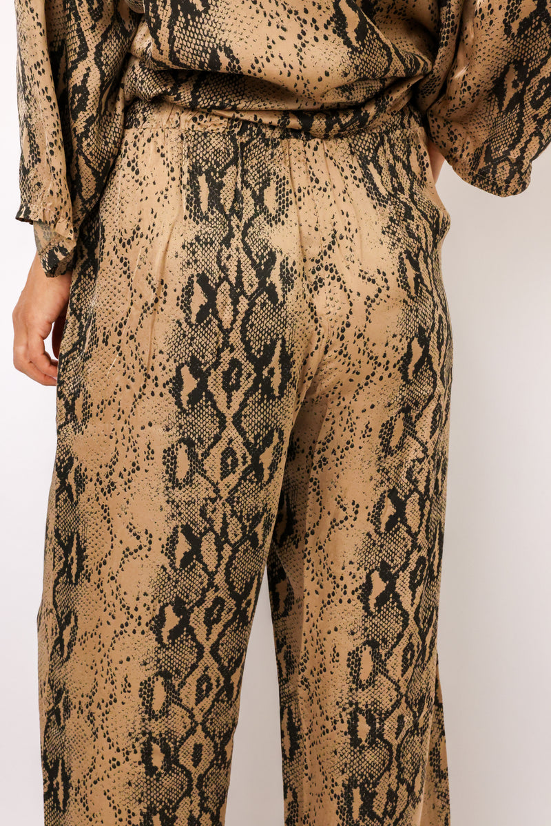 Milio Milano Snake Silky Plazzo Pants