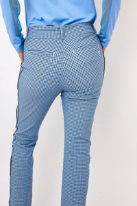 Golftini Checkered Stretch Ankle Pant