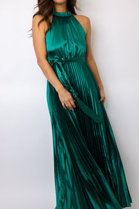 Pleated Maxi Dress