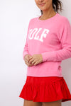 Golf Lightweight Brushed Fleece Pullover Top