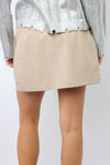 Wrap Style Mini Skirt