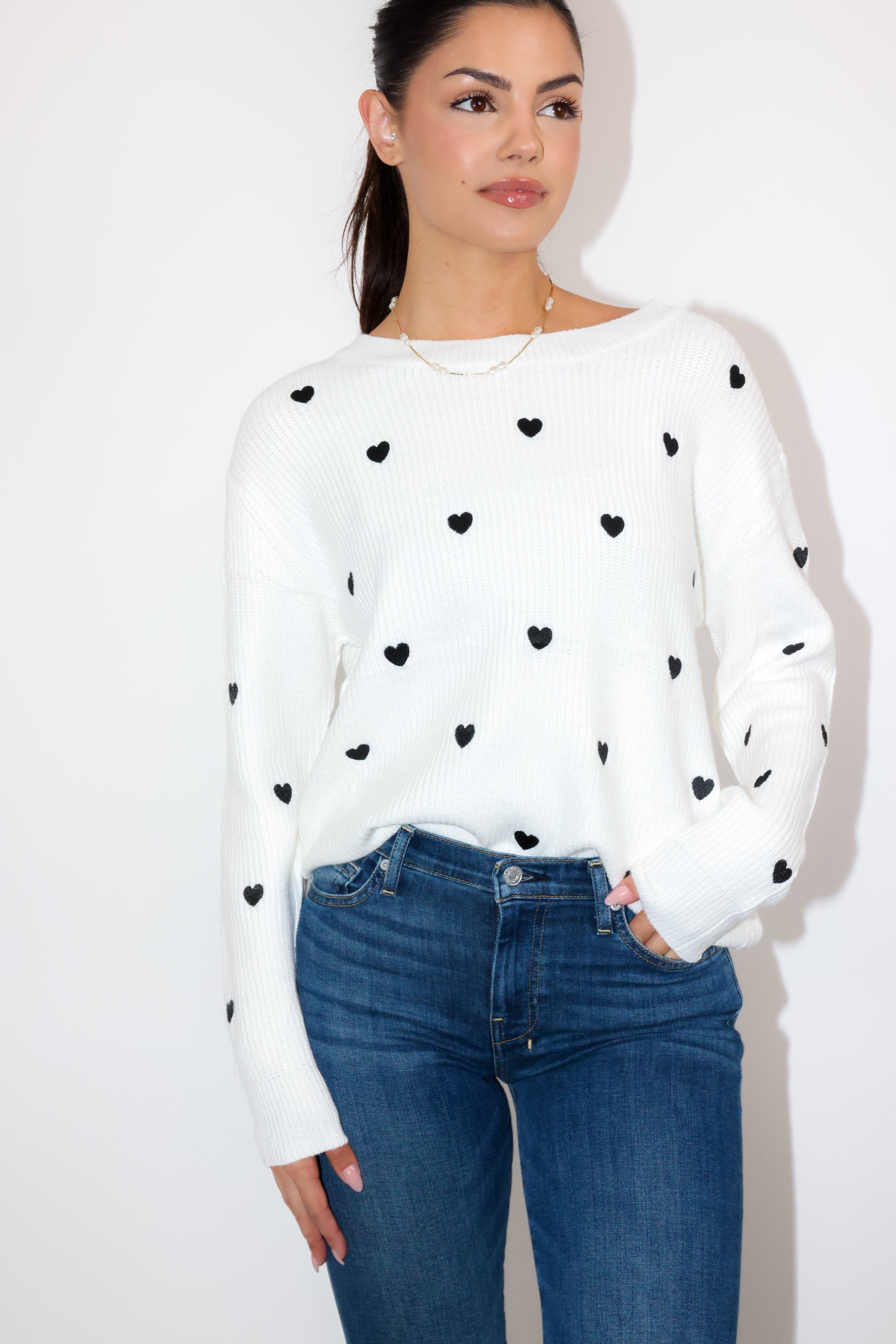 Ivory hotsell confetti sweater