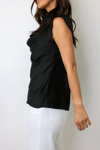 Venti6 Drapey Cowl Neck Blouse