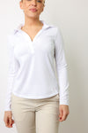 Golftini Long Sleeve Ruffle Polo