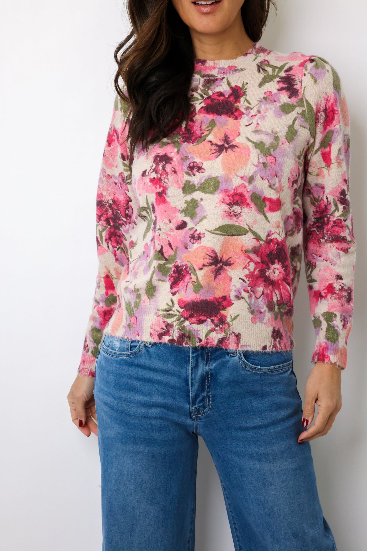 SAB Printed Long Sleeve Top