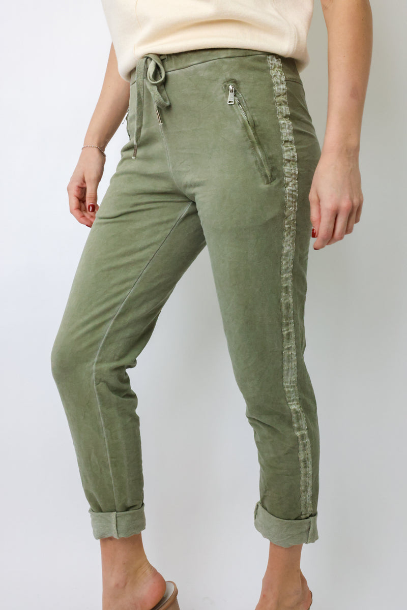 Venti6 Crinkle Jogger Cargo Pants