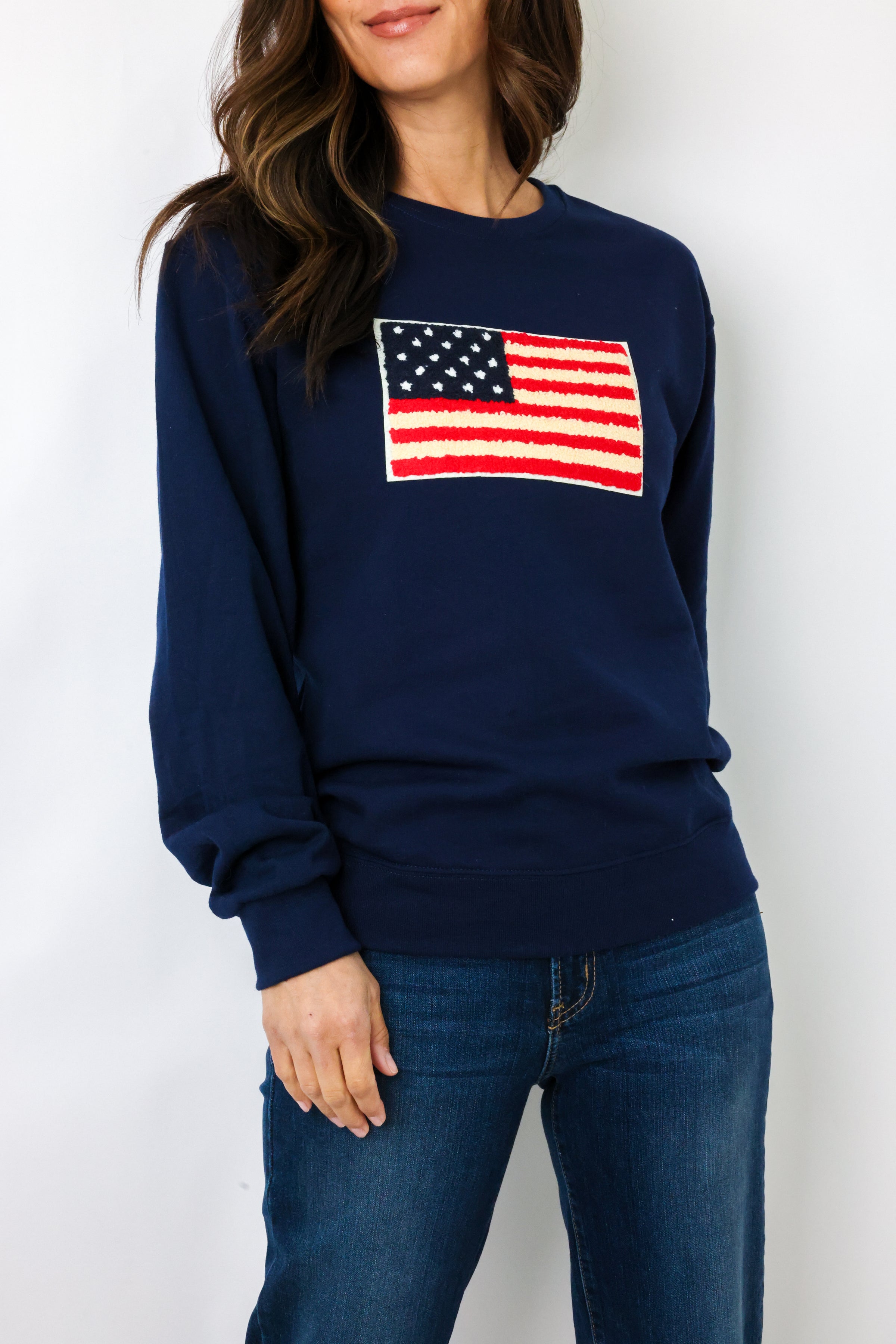 USA Flag Sweatshirt