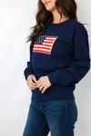 USA Flag Sweatshirt