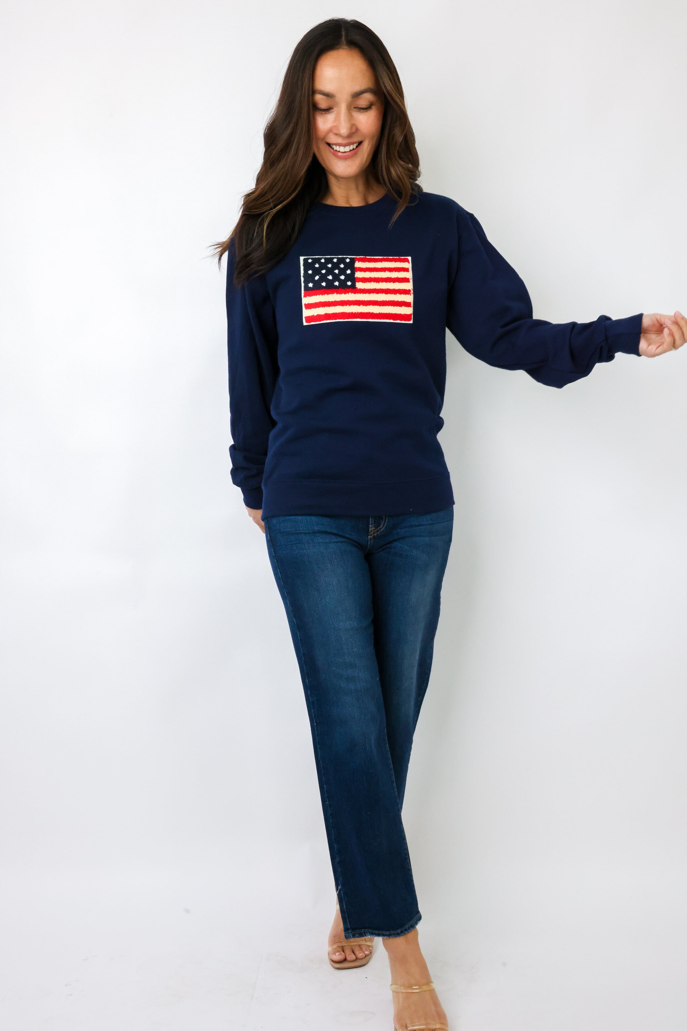 USA Flag Sweatshirt