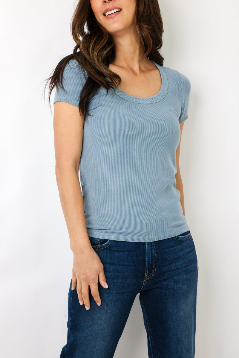 Lexi Scoop Neck Tee