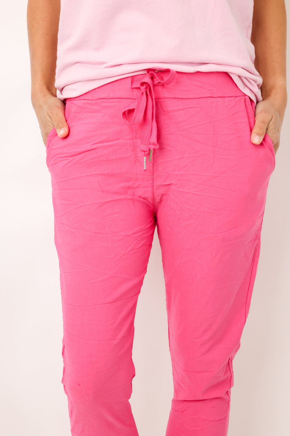 Venti6 Solid Crinkle Jogger