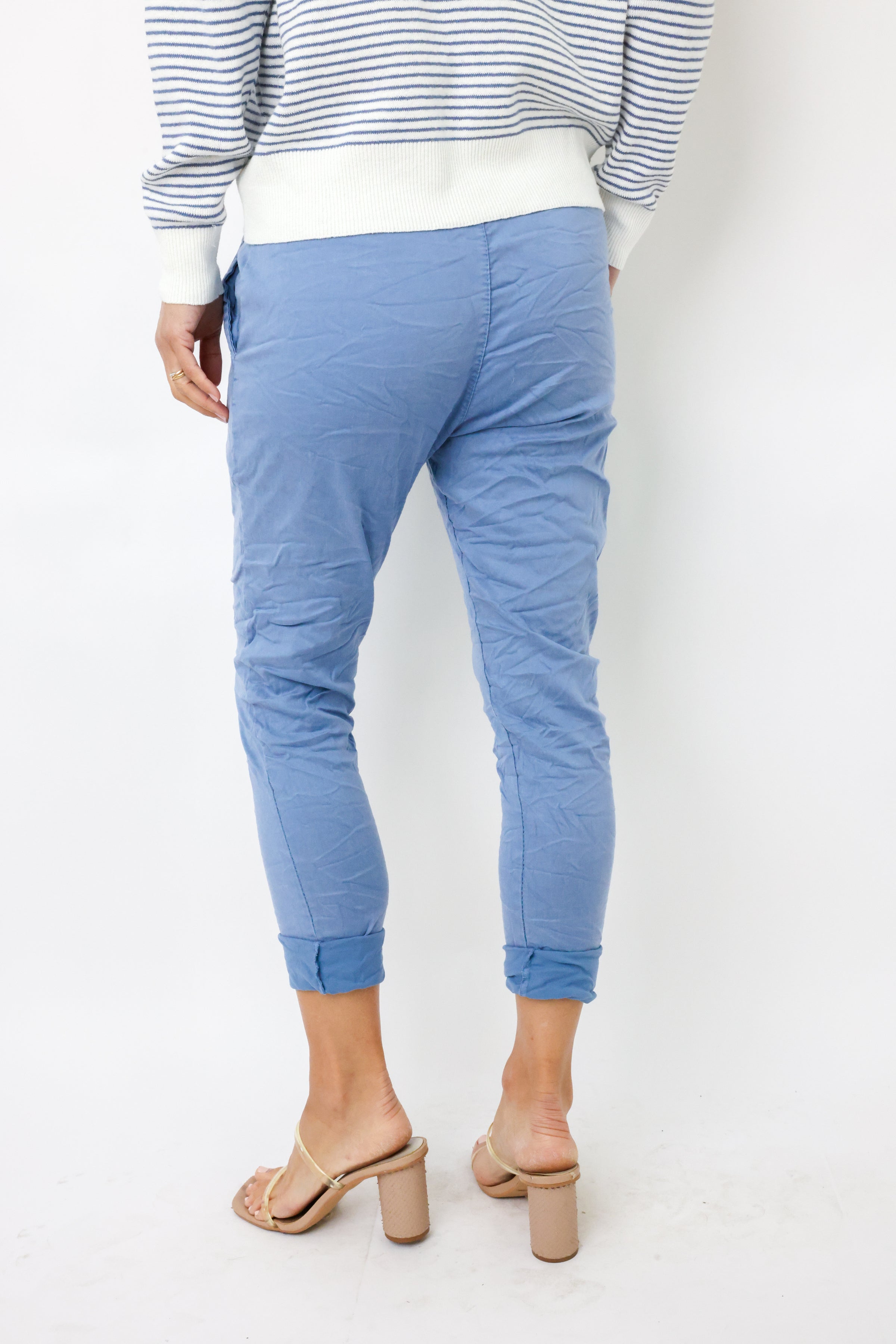 Venti6 Solid Crinkle Jogger