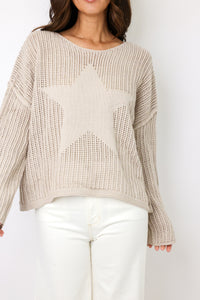 Star Crochet Sweater