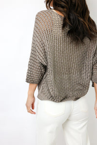 Venti6 Ridge Rib Knit Top