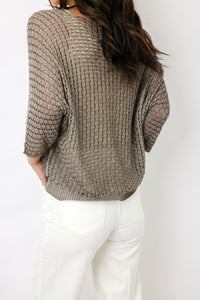 Venti6 Ridge Rib Knit Top