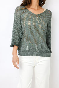 Venti6 Ridge Rib Knit Top