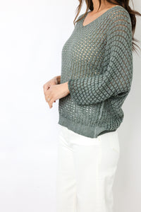 Venti6 Ridge Rib Knit Top