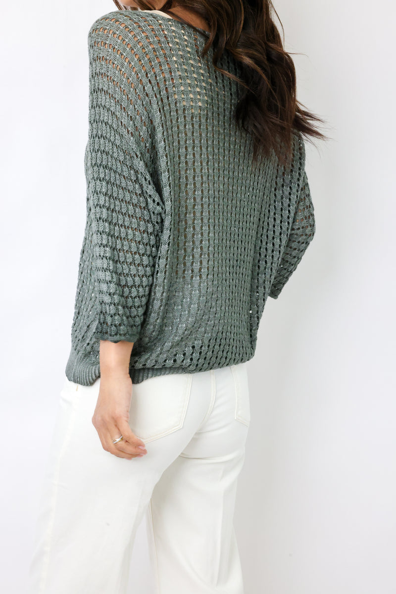 Venti6 Ridge Rib Knit Top