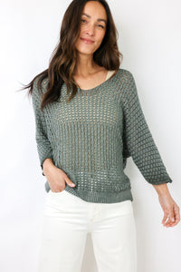 Venti6 Ridge Rib Knit Top