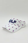 Golf Bag Visor with Puff Logo